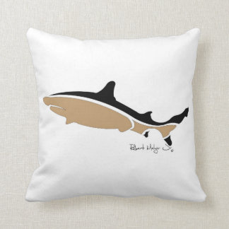 Black TIp Shark Pillow