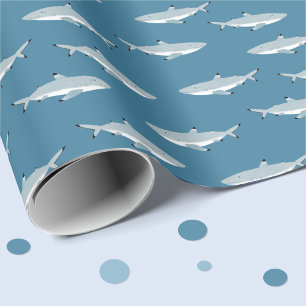 Black Tipped Reef Shark Wrapping Paper