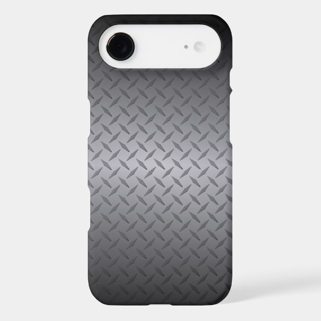 Black to Grey Diamondplate Steel Background Art (Back)