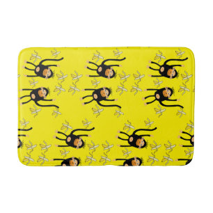 Black To School Little  Monkey Bath Mat