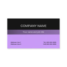 Black Top Design Business Cards