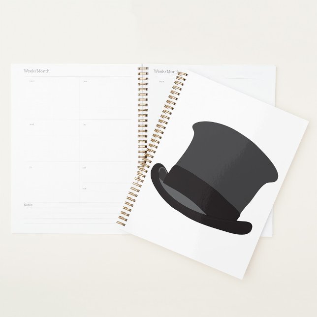 Black Top Hat Classic Steampunk Victorian Planner (Creator Uploaded)