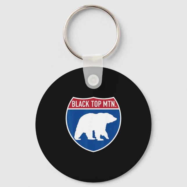 Black Top Mountain State Park Georgia Bear Ga High Key Ring (Front)