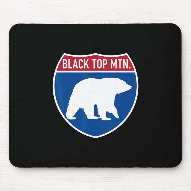 Black Top Mountain State Park Georgia Bear Ga High Mouse Mat (Front)