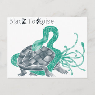 Black Tortoise (black) Postcard