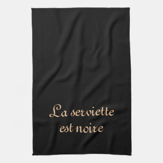 Black Towel