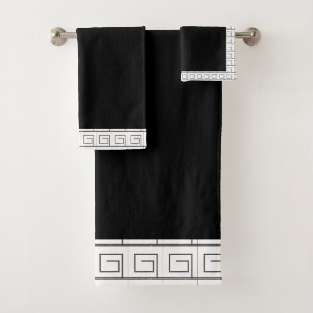 Black Towel Geo Trim  (Insitu)