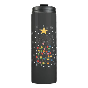 Black Toy Poodle Christmas Tree Classic T-Shirt Thermal Tumbler
