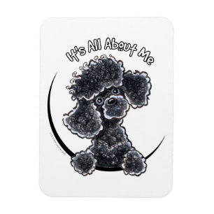 Black Toy Poodle IAAM Magnet