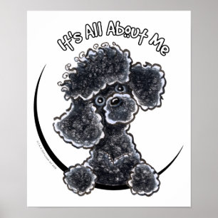 Black Toy Poodle IAAM Poster