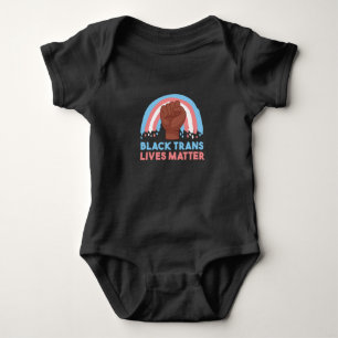 Black trans lives baby bodysuit