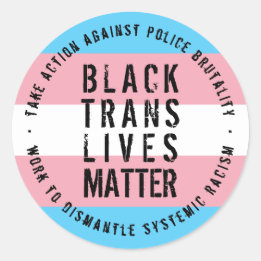 Black Trans Lives Matter Sticker