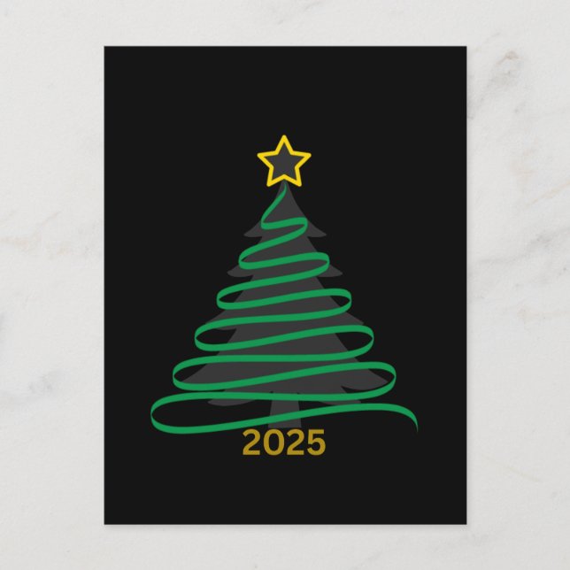 Black Tree Postcard (Front)