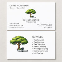 Black Tree Services Minimal