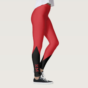 Black Triangle   Initial   Fire Engine Leggings