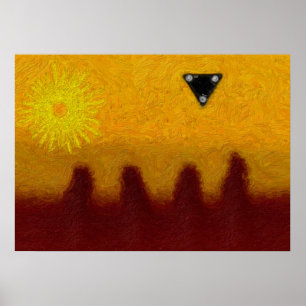 Black Triangle Poster