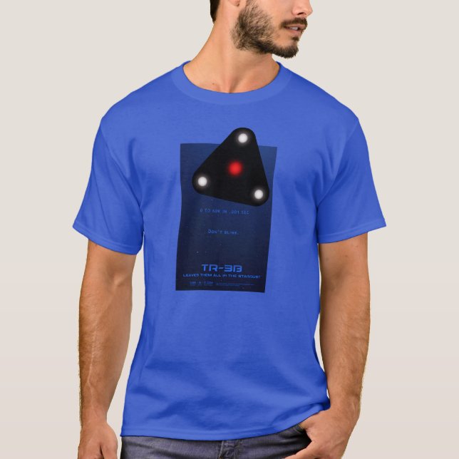 Black Triangle TR-3B UFO T-Shirt (Front)
