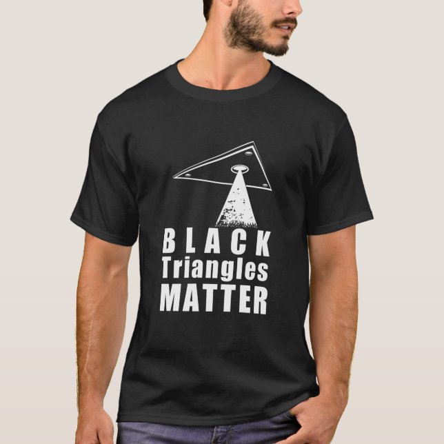 Black Triangles Matter Men's Shirt (Front)