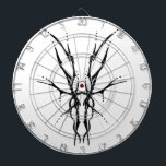 Black Tribal Deer Skull Hunting Design Dartboard<br><div class="desc">Make a bold statement with this unique, intricately detailed Deer Skull Tribal Design. Featuring a striking black and white image, this artwork reimagines the classic hunting trophy with a dark, modern edge. Perfect for deer hunters looking for gear that stands out from the traditional camo, this "scary-cool" tribal aesthetic adds...</div>