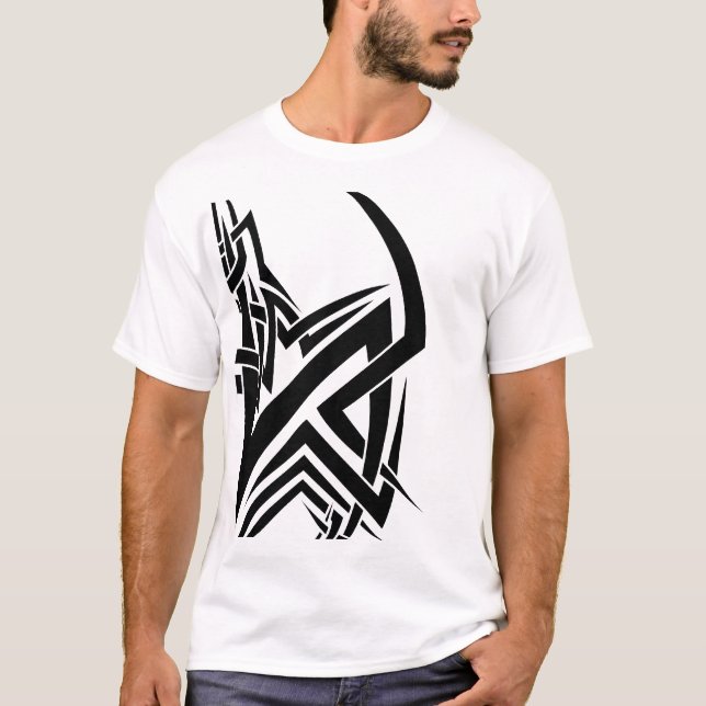 Black Tribal T-Shirt (Front)
