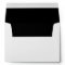 Black Trim Script Return Address Mailing