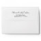Black Trim Script Return Address Mailing