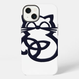 Black Trinity Knot Celtic Cat  iPhone 8/7 Case