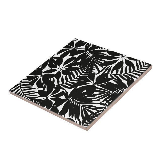 Black tropical tile (Side)