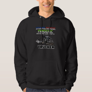 Black Truck Speed Road Strength Unstoppable Driver Hoodie