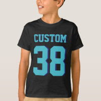 Black & Turquoise Kids | Sports Jersey Design