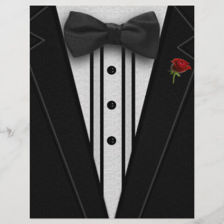 Black Tuxedo with Bow Tie Flyer
