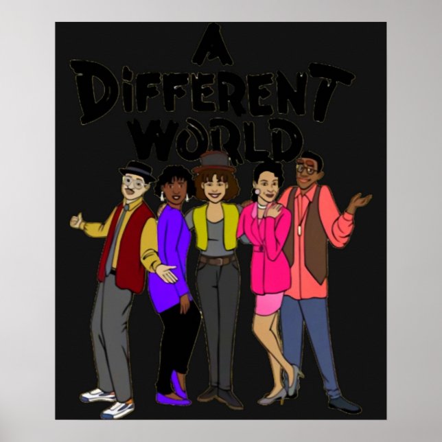 Black Tv Shows A Different World Black TV Shows Cl Poster (Front)