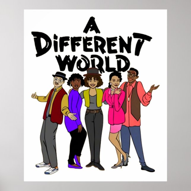 Black Tv Shows TShirtA Different World Black TV S Poster (Front)
