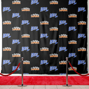 Black Two Logo Business Company Backdrop Tapestry