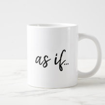 Black Typography As If Funny