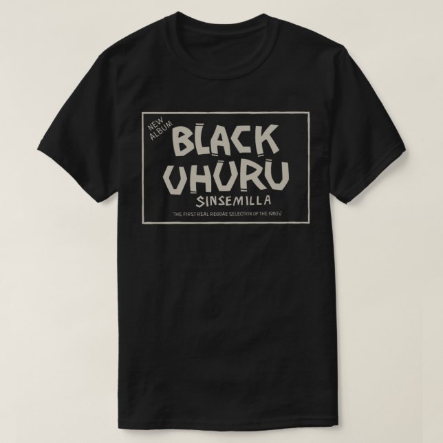 Black Uhuru Sinsemilla T-Shirt (Design Front)
