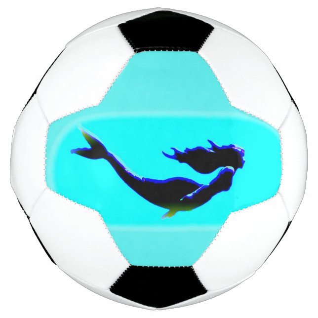 black underwater mermaid football (Front)