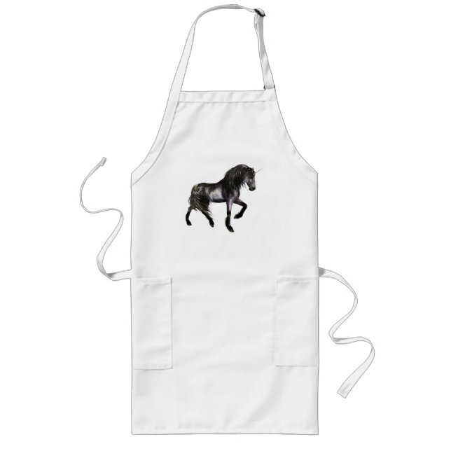 Black Unicorn Apron (Front)