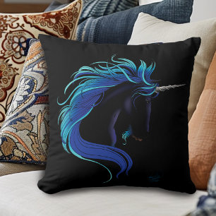 Black Unicorn Cushion