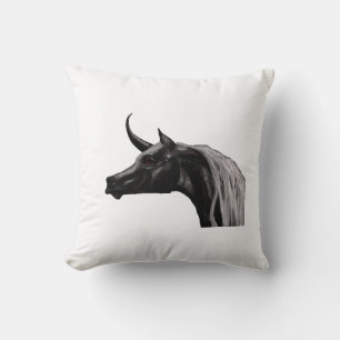 Black Unicorn pillow
