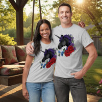 Black Unicorn Purple Midnight Garden Flowers