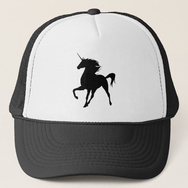 Black Unicorn Silhouette Hat (Front)