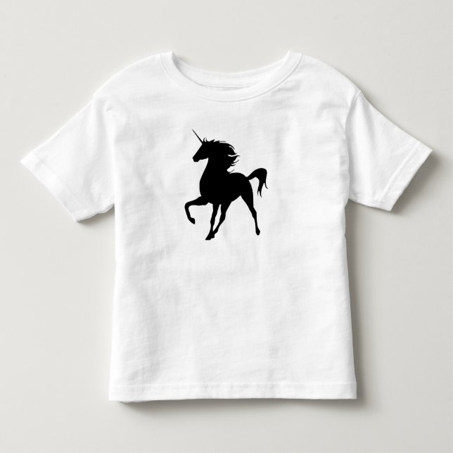 Black Unicorn Silhouette Shirt (Front)