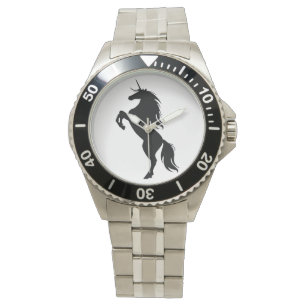 Black Unicorn Silhouette Watch