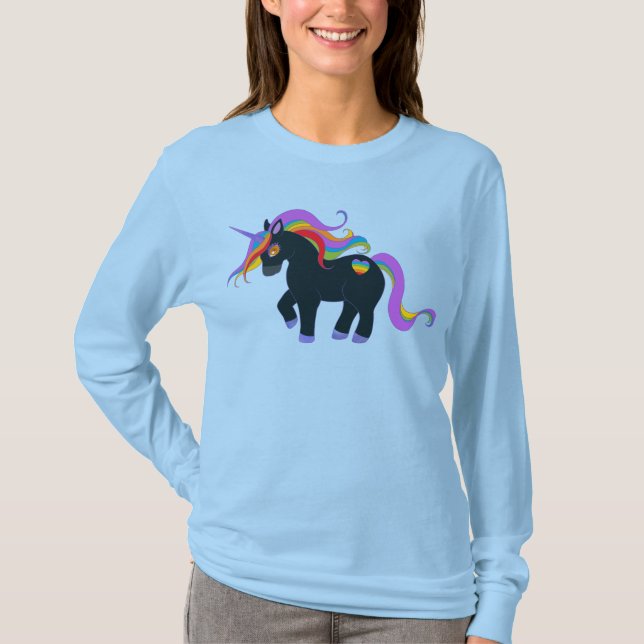 Black Unicorn T-Shirt (Front)
