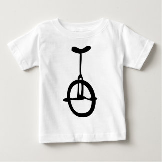 black unicycle icon baby T-Shirt