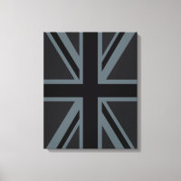 Black Union Jack Flag Design