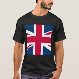 Black Union Jack T-shirt Large Square Version