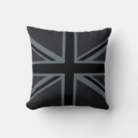 Black Union Jack UK Flag Design