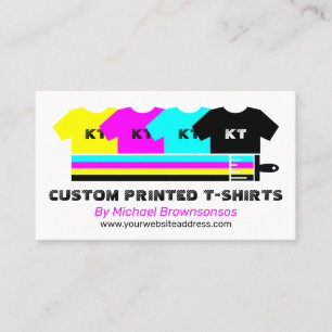 Black Unique Shirt Clothing Cheap Apparel Store Calling Card